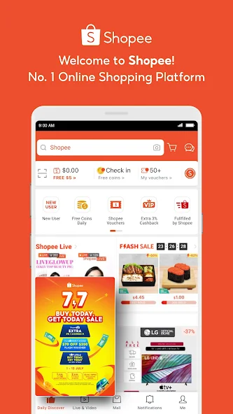 Centro comercial promocional app screenshot 1